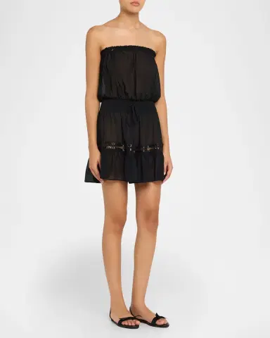 Ramy Brook Natallia Strapless Sun Dress Coverup | Thumbnail 4