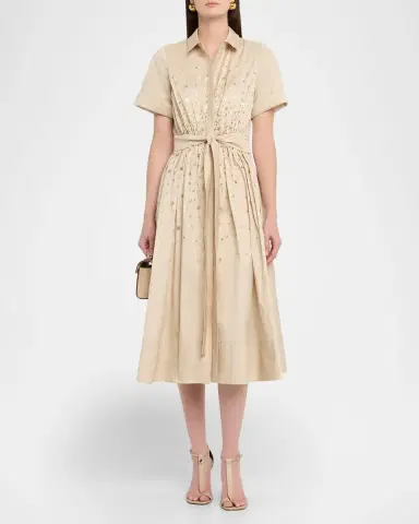 Ungaro Kace Sequin-Embellished Midi Shirtdress | Thumbnail 2 Ungaro Kace Sequin-Embellished Midi Shirtdress | Thumbnail 2