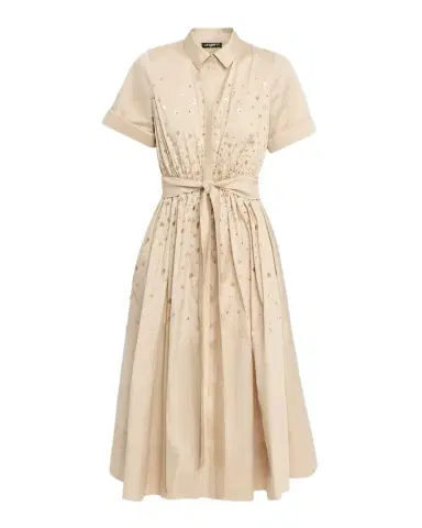 Ungaro Kace Sequin-Embellished Midi Shirtdress | Thumbnail 1 Ungaro Kace Sequin-Embellished Midi Shirtdress | Thumbnail 1