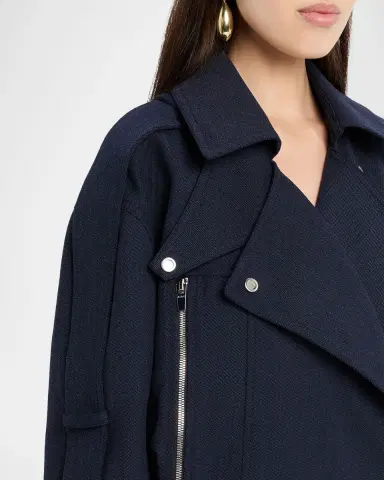 A.L.C. Marvin Wool-Blend Moto Jacket | Thumbnail 5 A.L.C. Marvin Wool-Blend Moto Jacket | Thumbnail 5