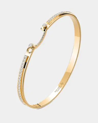 Nouvel Heritage 18K Tuxedo Mood Bangle | Thumbnail 3