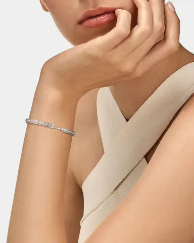Nouvel Heritage 18K Tuxedo Mood Bangle | Thumbnail 2 Nouvel Heritage 18K Tuxedo Mood Bangle | Thumbnail 2