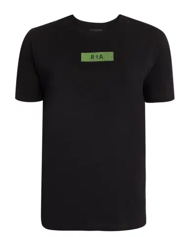 RTA Men 's Binary Code Cotton Logo T-Shirt | Thumbnail 1