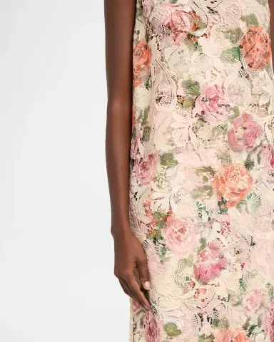 Ungaro Claro Floral Lace Midi Skirt | Thumbnail 5 Ungaro Claro Floral Lace Midi Skirt | Thumbnail 5