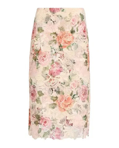 Ungaro Claro Floral Lace Midi Skirt | Thumbnail 1 Ungaro Claro Floral Lace Midi Skirt | Thumbnail 1