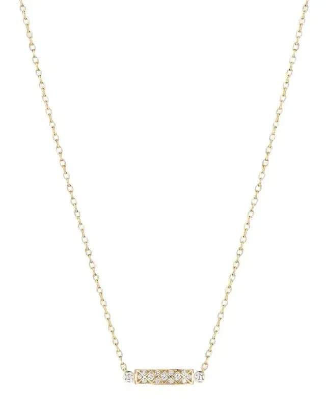 18K Parisian Stroll Mood Pendant Necklace