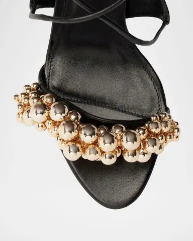 Alexandre Birman Gia 100 mm Leather Ankle-Tie Sandals | Thumbnail 5