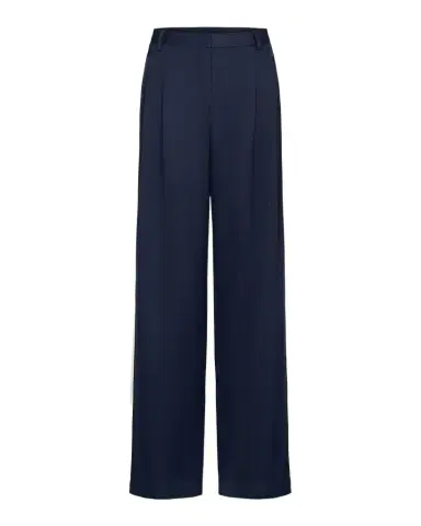 TWP Sulli Pants with Tux Stripes in Coated Viscose Linen | Thumbnail 1 TWP Sulli Pants with Tux Stripes in Coated Viscose Linen | Thumbnail 1