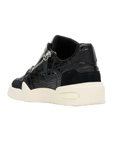 Giuseppe Zanotti Men's Gz-Ghost Leather and Suede Low-Top Sneakers | Thumbnail 1