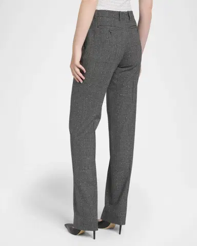 Alexander McQueen Prince of Wales Wool Straight-Leg Trousers | Thumbnail 7