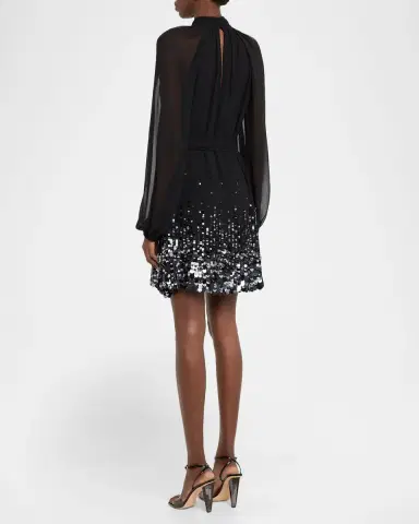 Ungaro Bradly Paillette-Embellished Mini Dress | Thumbnail 3