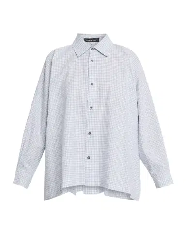 Eskandar Wide-Fit Check Cotton Shirt | Thumbnail 1