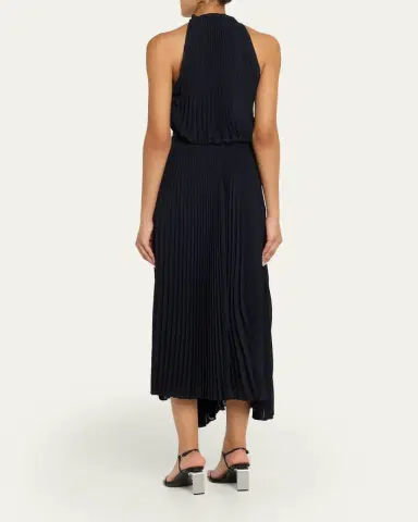 A.L.C. Simona Pleated Midi Dress | Thumbnail 3 A.L.C. Simona Pleated Midi Dress | Thumbnail 3