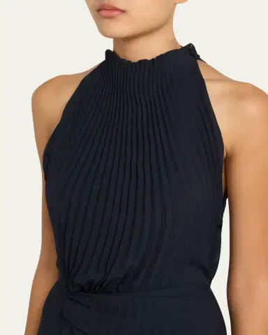 A.L.C. Simona Pleated Midi Dress | Thumbnail 5 A.L.C. Simona Pleated Midi Dress | Thumbnail 5