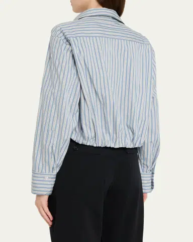 A.L.C. Leo Striped Twist-Front Top | Thumbnail 3