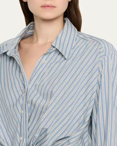 A.L.C. Leo Striped Twist-Front Top | Thumbnail 5