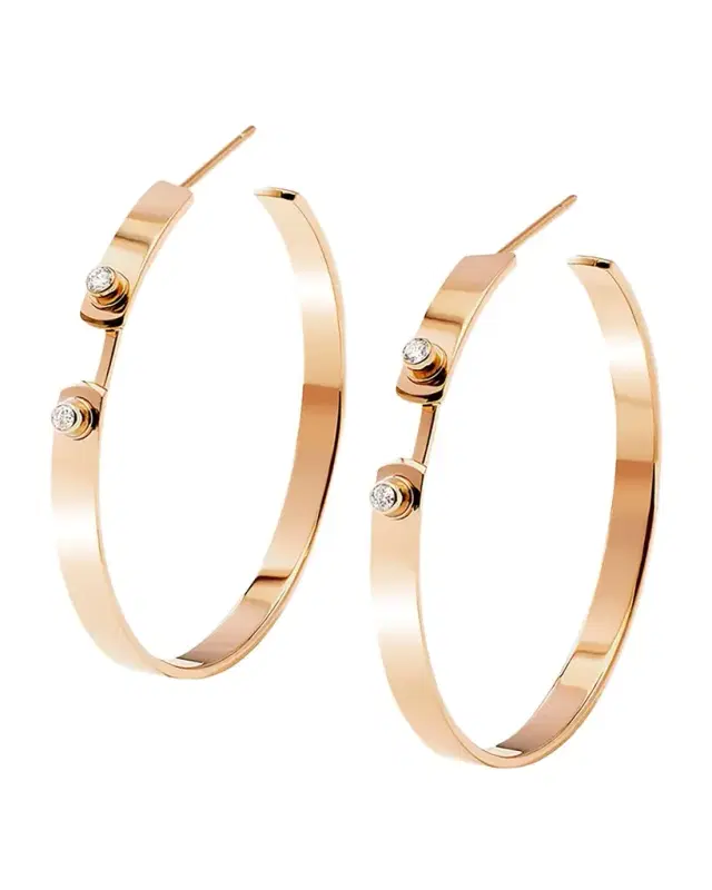 18K Monday Morning Mood Hoop Earrings