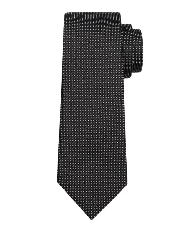 TOM FORD Men 's Micro-Texture Polka Dot Silk Tie