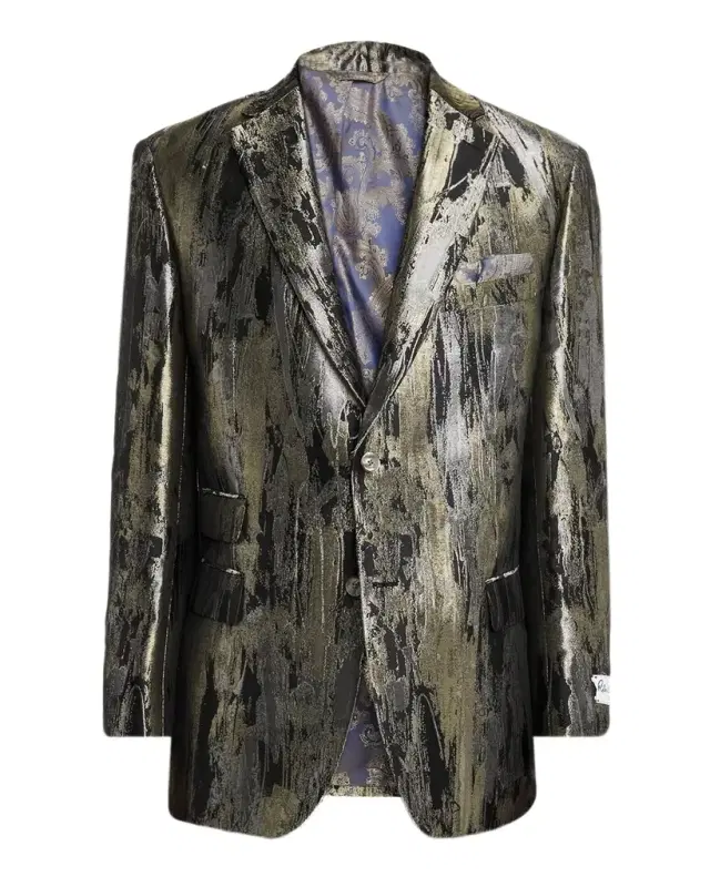 Robert Graham Men 's Teagan Metallic Woven Blazer