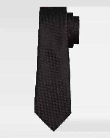 Tom Ford Men's Tonal Basketweave Jacquard Silk Tie | Thumbnail 2 Tom Ford Men's Tonal Basketweave Jacquard Silk Tie | Thumbnail 2