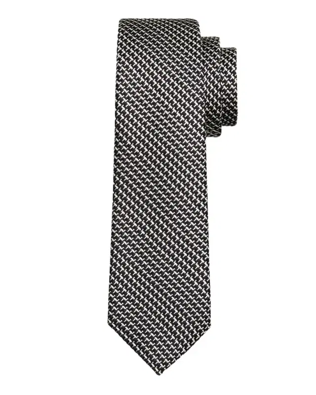 TOM FORD Men 's Tricolor Woven Silk Tie