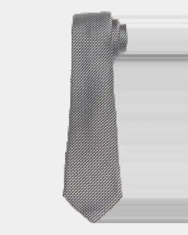 Tom Ford Men's Micro-Zigzag Silk Tie | Thumbnail 2