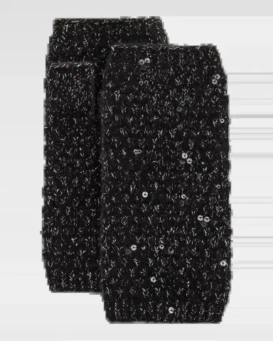 Carolyn Rowan Metallic Cashmere Fingerless Gloves | Thumbnail 2 Carolyn Rowan Metallic Cashmere Fingerless Gloves | Thumbnail 2