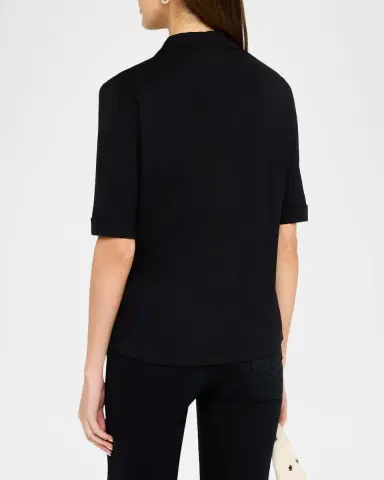 MAJESTIC FILATURES Soft Touch Elbow-Sleeve Shirt | Thumbnail 3 MAJESTIC FILATURES Soft Touch Elbow-Sleeve Shirt | Thumbnail 3
