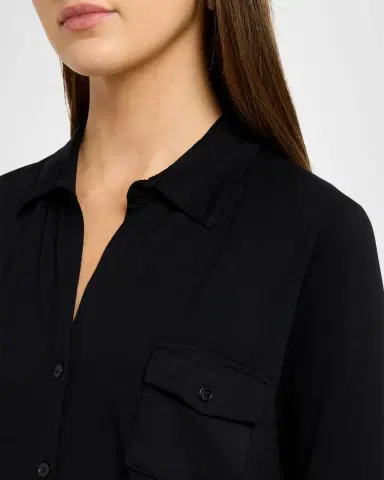 MAJESTIC FILATURES Soft Touch Elbow-Sleeve Shirt | Thumbnail 5 MAJESTIC FILATURES Soft Touch Elbow-Sleeve Shirt | Thumbnail 5