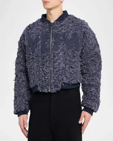WHO DECIDES WAR Men's Husk Distressed Bomber Jacket | Thumbnail 4 WHO DECIDES WAR Men's Husk Distressed Bomber Jacket | Thumbnail 4