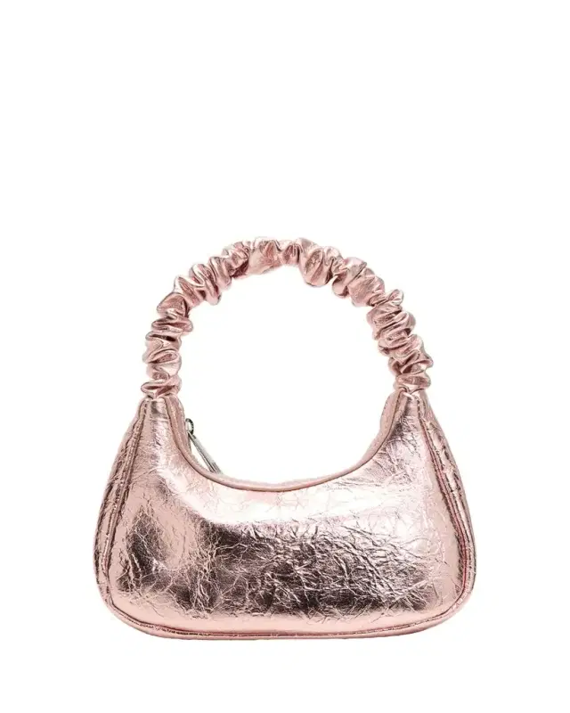 Girl's June Metallic Faux Leather Shoulder Bag