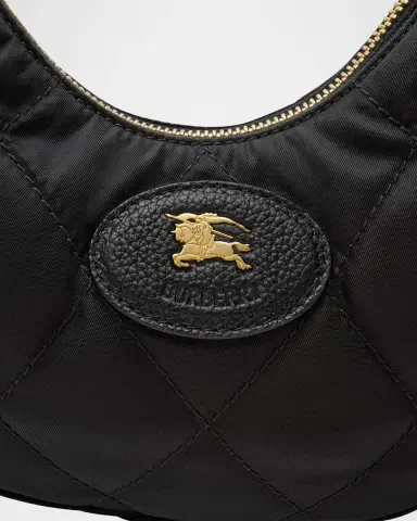 Burberry Horseshoe Quilted Nylon Crossbody Bag | Thumbnail 6 Burberry Horseshoe Quilted Nylon Crossbody Bag | Thumbnail 6