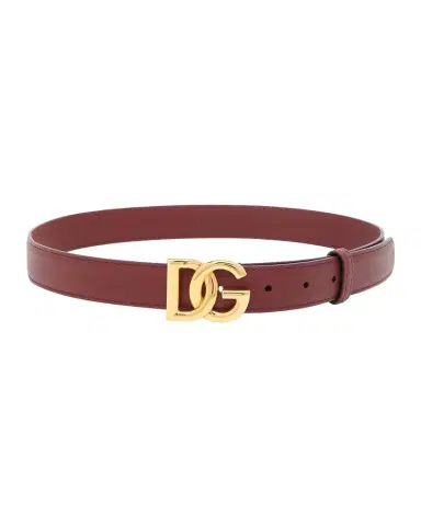 Dolce & Gabbana DG Logo Leather Belt | Thumbnail 1 Dolce & Gabbana DG Logo Leather Belt | Thumbnail 1