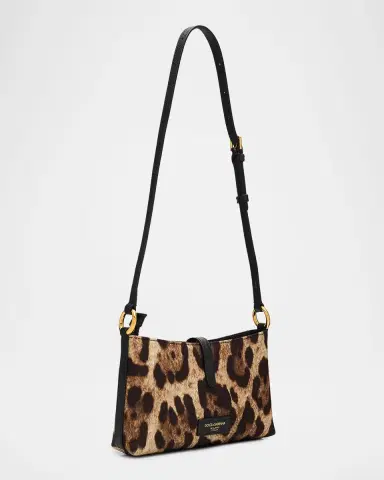 Dolce & Gabbana Lock Leopard-Print Shoulder Bag | Thumbnail 3