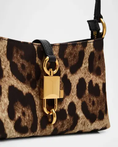 Dolce & Gabbana Lock Leopard-Print Shoulder Bag | Thumbnail 5