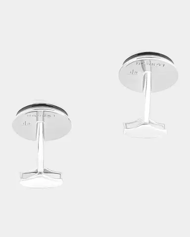 Tateossian Men 's Carbon Fiber Skull Cufflinks | Thumbnail 3