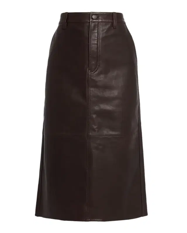 The Leather Trouser Skirt