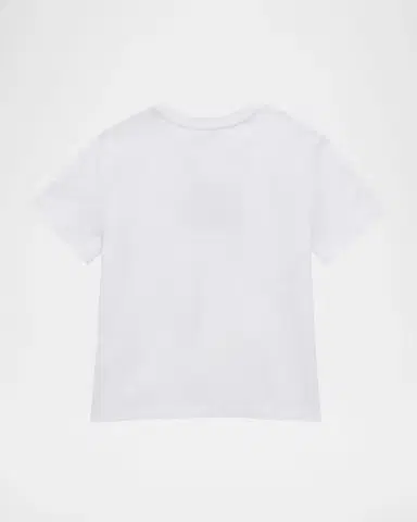 Dolce & Gabbana Girl's Leopard Logo Cotton T-Shirt, Size 4-6 | Thumbnail 2 Dolce & Gabbana Girl's Leopard Logo Cotton T-Shirt, Size 4-6 | Thumbnail 2