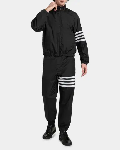 Thom Browne Men's Ripstop 4-Bar Track Jacket | Thumbnail 2 Thom Browne Men's Ripstop 4-Bar Track Jacket | Thumbnail 2