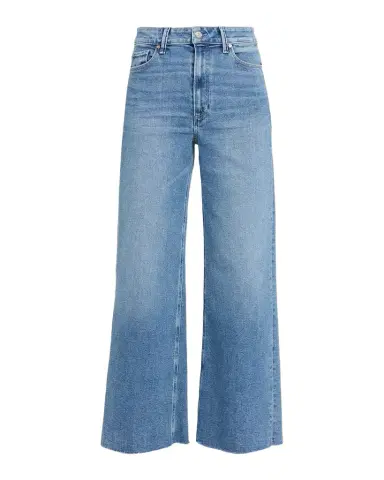 PAIGE Anessa Wide Raw-Hem Jeans | Thumbnail 1 PAIGE Anessa Wide Raw-Hem Jeans | Thumbnail 1