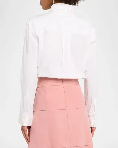 Tanya Taylor Margaux Embellished Button-Front Shirt | Thumbnail 3 Tanya Taylor Margaux Embellished Button-Front Shirt | Thumbnail 3