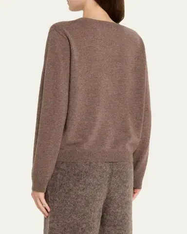 Majestic Filatures Crewneck Cashmere Sweater | Thumbnail 3 Majestic Filatures Crewneck Cashmere Sweater | Thumbnail 3