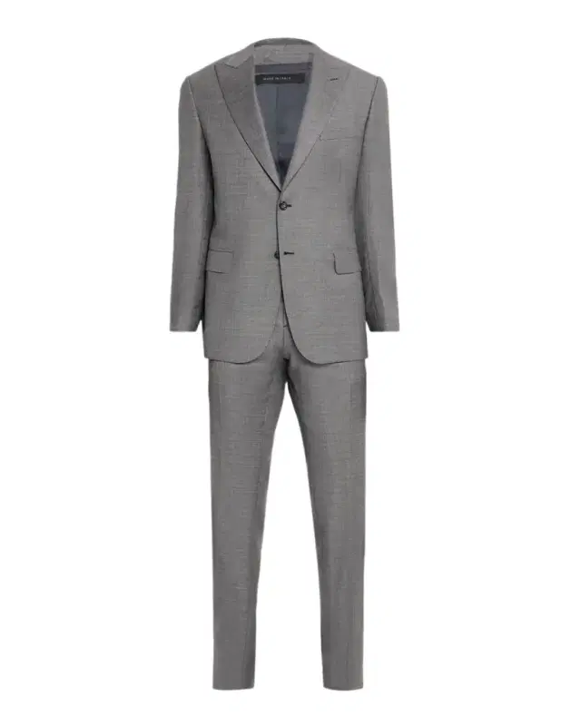 Men 's Wool and Cashmere Sharkskin Two-Piece Suit