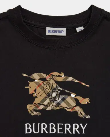 Burberry Boy's EKD Check Cotton T-Shirt, Size 4-14 | Thumbnail 3 Burberry Boy's EKD Check Cotton T-Shirt, Size 4-14 | Thumbnail 3