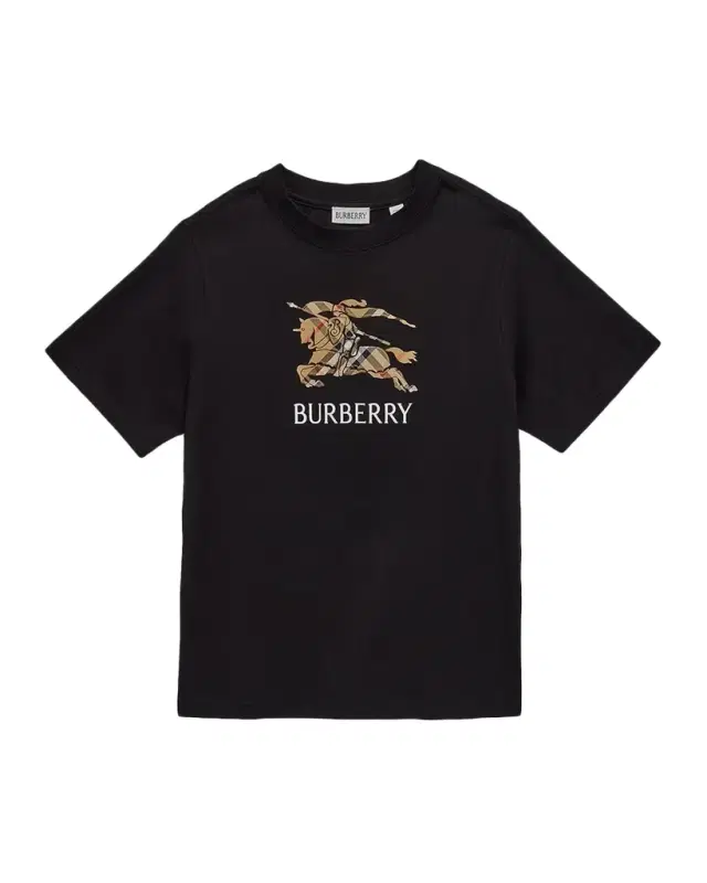 Boy 's EKD Check Cotton T-Shirt, Size 4-14