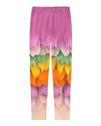 Molo Girl 's Niki Printed Multicolor Leggings | Thumbnail 1