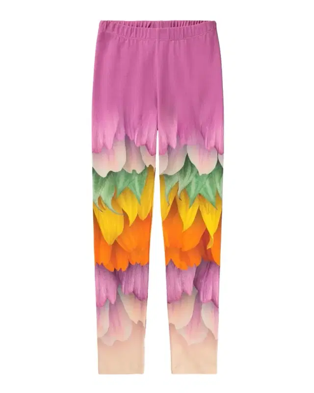 Girl 's Niki Printed Multicolor Leggings