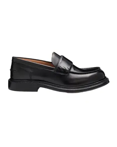 Bottega Veneta Men's Haddock Leather Penny Loafers | Thumbnail 1