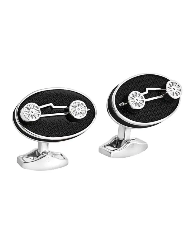 Men 's Sports Ice Racing Car Cufflinks