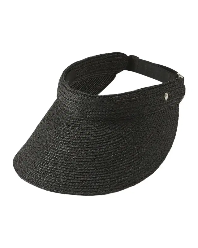 Helen Kaminski Kirsten Rollable Raffia Visor